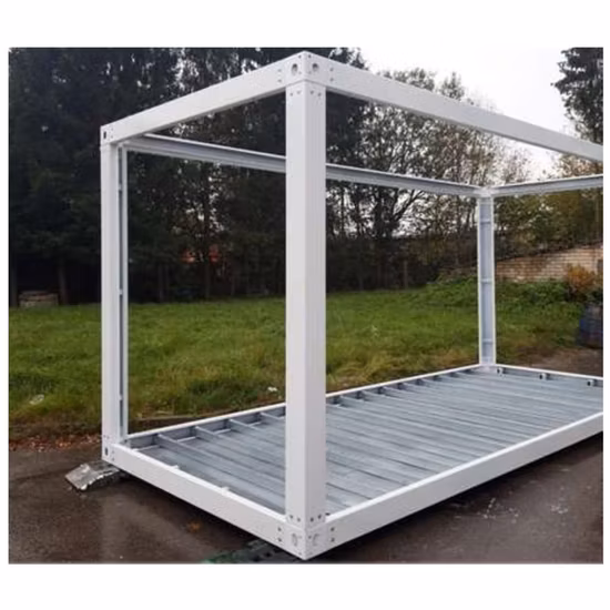 China Luxury Prefab/Prefabricated Steel Mobile Modular Portable Flat Pack Small Garden 10FT 20FT 40FT Glass Shipping Container Site House Home Office for Sale