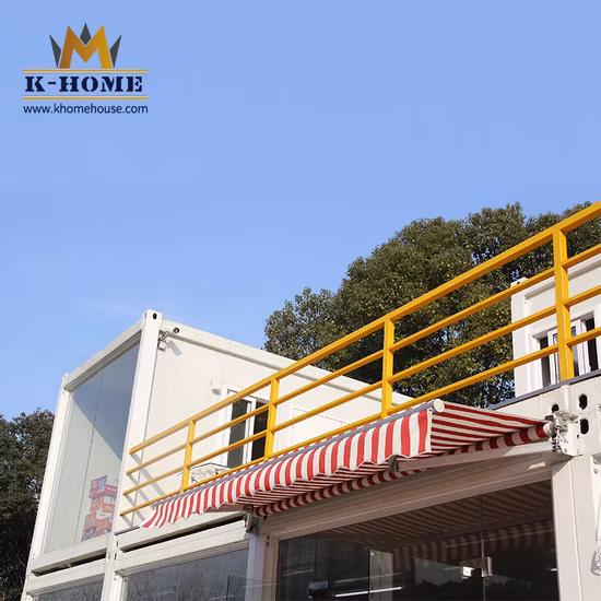 Kostengünstiges, vorgefertigtes, tragbares, praktisches Lagercontainer-Café auf dem Land