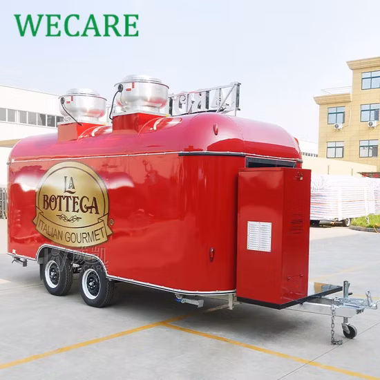 Wecare Smart Design Mobile Concession Food Carts Trailer Kauf Remorque Food Truck Voll ausgestattete Küche zum Verkauf in den USA